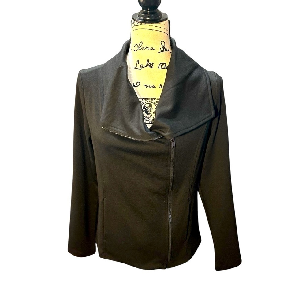 June & Hudson Zip Moto Jacket Sz Small